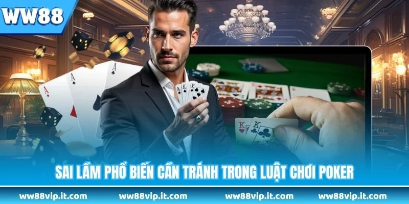 Sai lầm phổ biến cần tránh trong luật chơi Poker